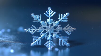 Sticker - christmas snowflake background