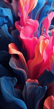 Abstract Blending Paint Colours Background