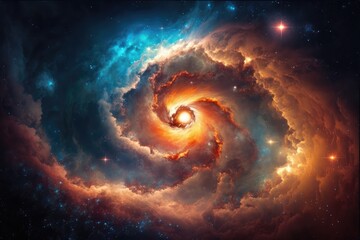 Wall Mural - Galaxy in outer space
