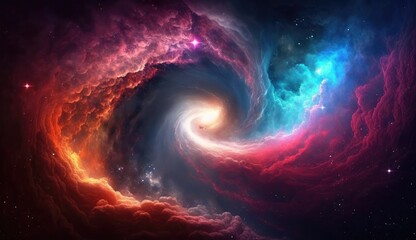 Wall Mural - Galaxy in outer space