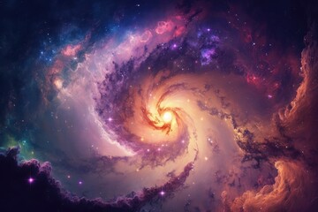 Wall Mural - Galaxy in outer space