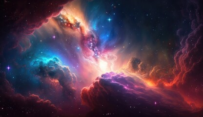 Wall Mural - galaxy in outer space