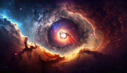 Wall Mural - galaxy in outer space
