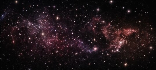 deep space starry night background. generative ai technology.