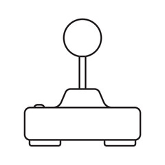 Sticker - joystick icon vector