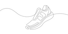 Sports Shoes . Sneakers .Shoe Advertising .Vector Illustration .
