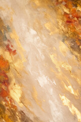 Sticker - Luxurious Abstract Background. Gold And Beige Luxury Wallpaper. Generative AI.