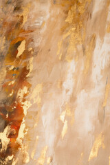 Wall Mural - Luxurious Abstract Background. Gold And Beige Luxury Wallpaper. Generative AI.