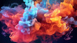 © Stefan - Neon clouds, coloured smoke, wallpaper, generative AI