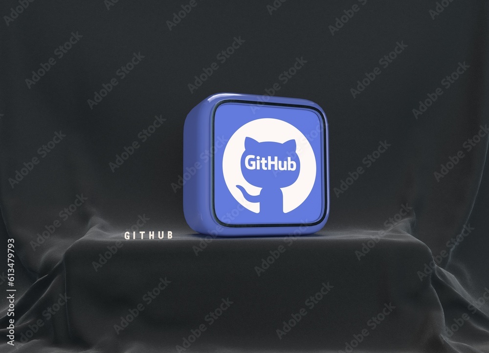 github - a visual design work Stock Photo | Adobe Stock