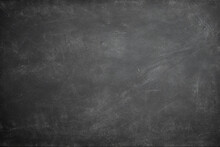 チョークの跡がついた黒板の背景　Chalk Black Board. 