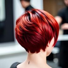 Red Dye Haircut