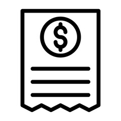 Poster - Receipt Icon Design