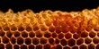 © AkimD - AI Generated. AI Generative. Honey bee honeycomb texture pattern background decoration. Graphic Art