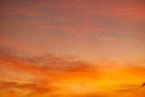 Fototapeta Na sufit - beautiful , luxury soft gradient orange gold clouds and sunlight on the blue sky perfect for the background, take in everning,Twilight