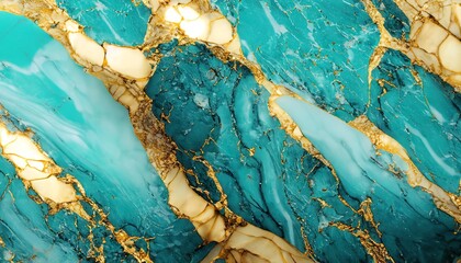 luxurious aqua tone onyx marble with golden veins high resolution, turquoise green marble, polished 