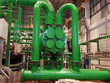 Steam condenser for biomass power plant.
