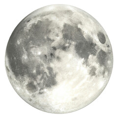 full moon isolated png file digital art