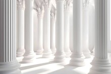 White Columns. Generative Ai