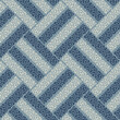Tonal Blue and Beige Mottled Textured Checked Pattern
