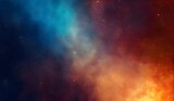 Fototapeta Kosmos - Design space sky colorful textured background. Blue and purple sky background. AI Generative