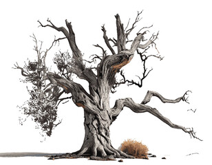 Wall Mural - Scary Dead Tree for Halloween Project Decorations