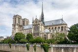 Fototapeta Paryż - Notre Dame de Paris Cathedral, Paris, May 2014