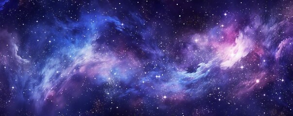 space background with stardust and shining stars. realistic colorful cosmos with nebula and milky wa