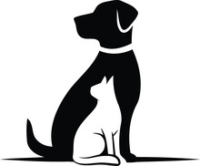 Dog Cat Pet Vector Icon