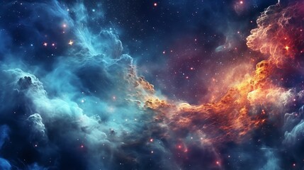 Wall Mural - colorful space galaxy cloud nebula. stary night cosmos. universe science astronomy. supernova backgr