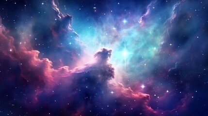Wall Mural - colorful space galaxy cloud nebula. stary night cosmos. universe science astronomy. supernova backgr