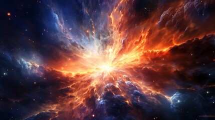 Wall Mural - colorful space galaxy cloud nebula. stary night cosmos. universe science astronomy. supernova backgr