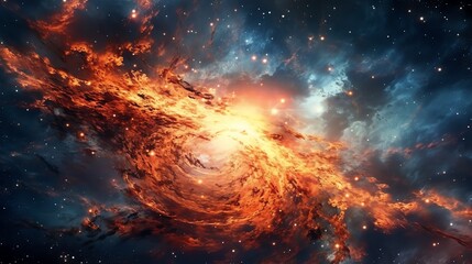 Wall Mural - colorful space galaxy cloud nebula. stary night cosmos. universe science astronomy. supernova backgr