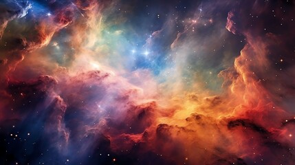 Wall Mural - colorful space galaxy cloud nebula. stary night cosmos. universe science astronomy. supernova backgr