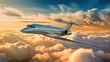 Luxury design private jet Generative AI