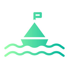 Sticker - boat icon 