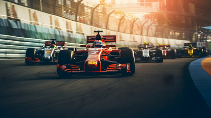 Unleashing Velocity: Formula 1 Cars Accelerating to Greatness