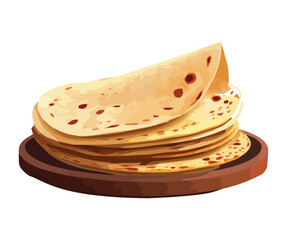 Sticker - Stack of homemade pancakes