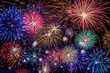 © zhouyilu - Gorgeous fireworks in the night sky. Free photo