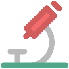 icon of microphone in flat style