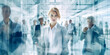 © Atchariya63 - Blurred business people walking in the modern office background , Created with generative AI