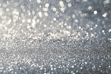 Texture Background Abstract Black And White Or Silver Glitter And Elegant For Christmas