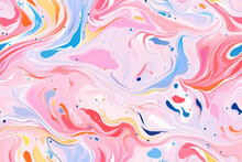 Beautiful Abstract Fluid Art Seamless Pattern Background