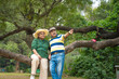 © Niks Ads - Happy Old couple spending time together at park.