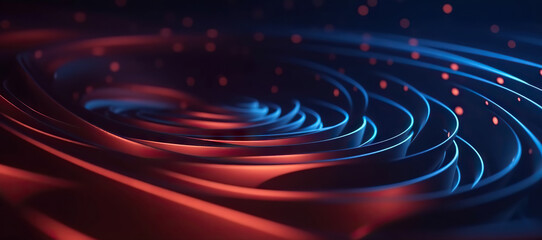 Wall Mural - Modern digital abstract 3D background
