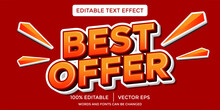 Best Offer 3D Text Effect Template