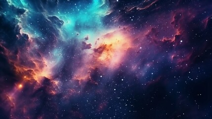 Abstract galactic background. Generative AI