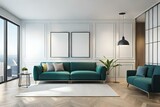 Fototapeta Przestrzenne - modern living room