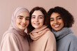 © ruang - three multiethnic women. Generative AI