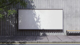 Fototapeta  - blank billboard on the street